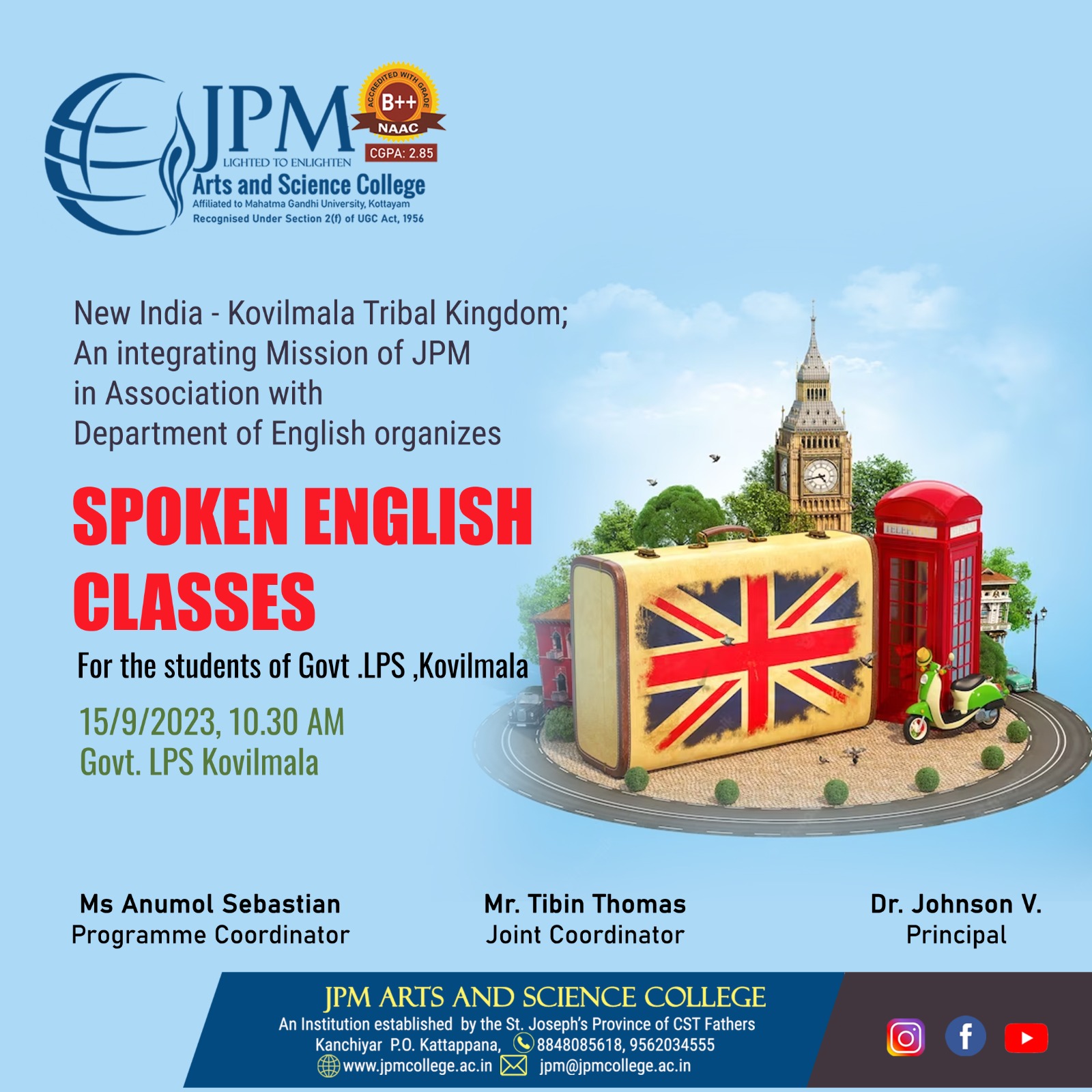 SPOKEN ENGLISH CLASSES 